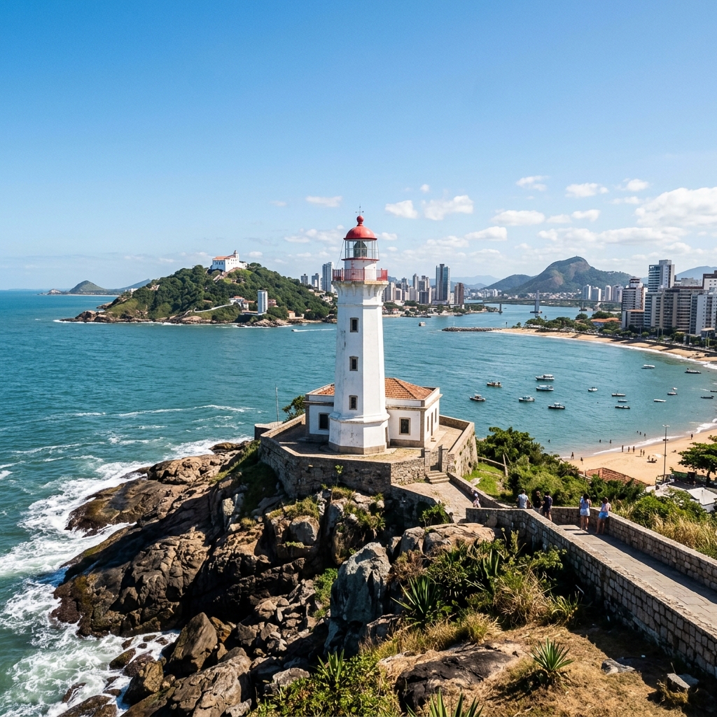 Farol de Santa Luzia, símbolo institucional do IDTES